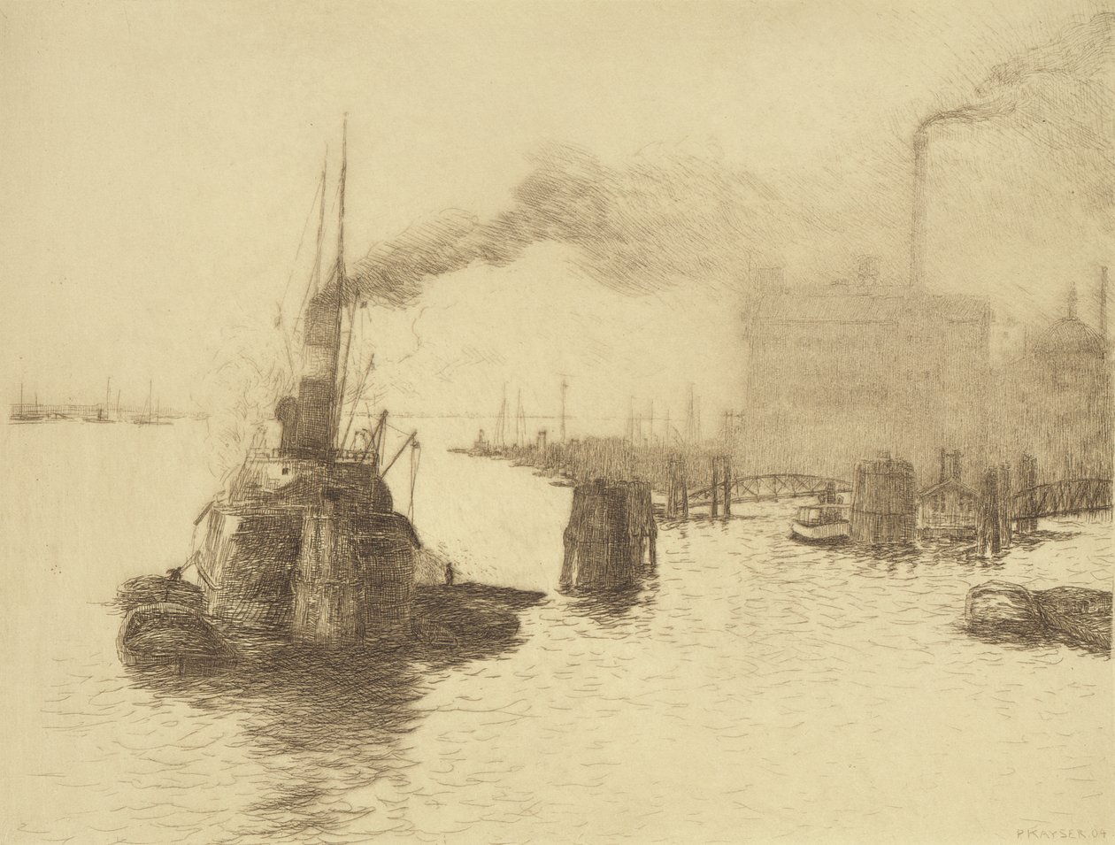 Porto, 1904 (ponto de seca) de Jean Paul Kayser