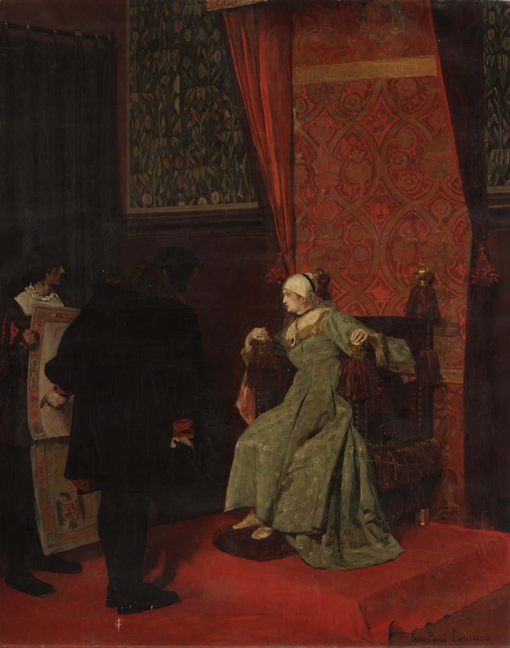 Columbus antes de Isabella de Jean Paul Laurens