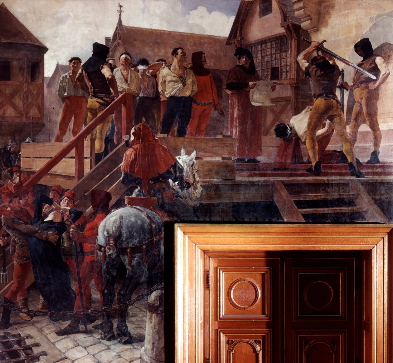 Execução de Jean Desmartes, 1383 do século XIX de Jean Paul Laurens