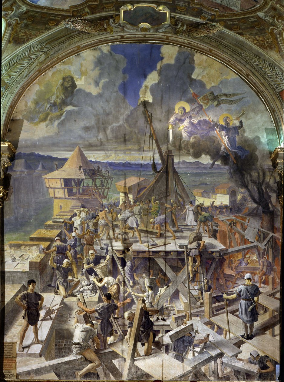 Fresco por Jean Paul Laurens de Jean Paul Laurens