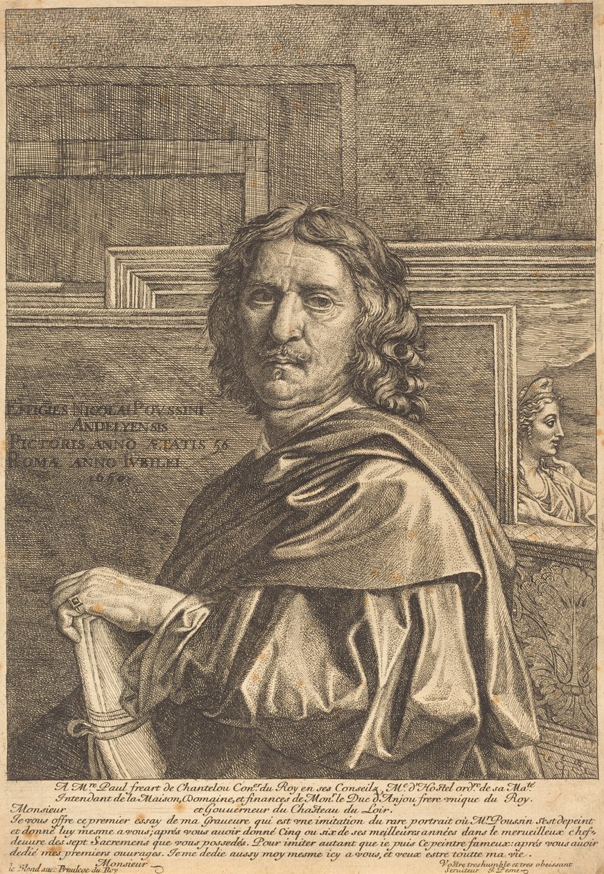 Nicholas Poussin de Jean Pesne after Nicolas Poussin