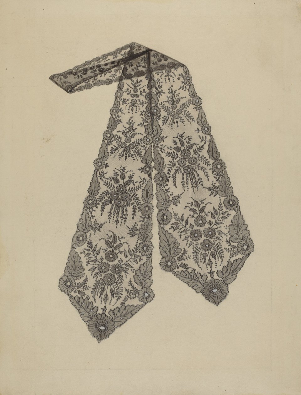 Gravata de renda de Jean Peszel