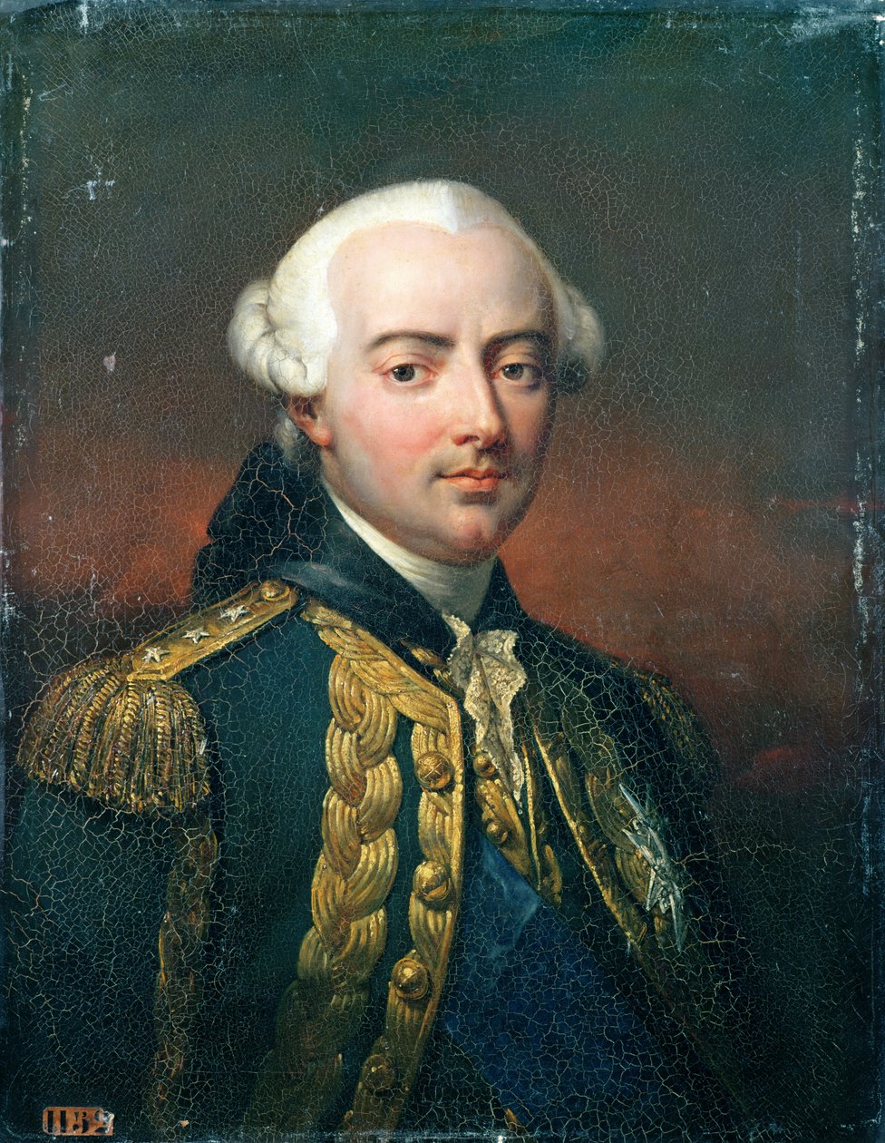 Retrato de Charles Henri (1729-94) Conde de Estaing de Jean Pierre Franque