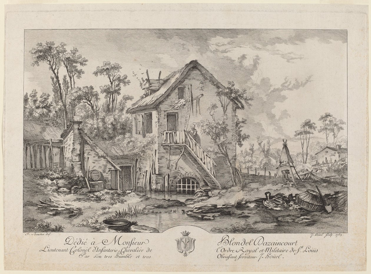Curral de Jean Pierre Louis Laurent Hoüel after François Boucher