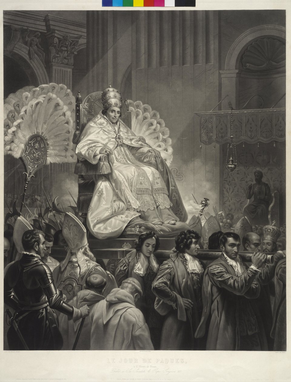 Papa Pio VII de Jean Pierre Marie Jazet