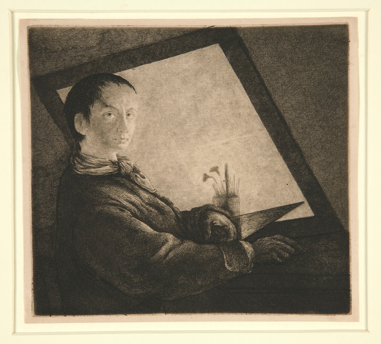 Auto-retrato de Jean Pierre Norblin