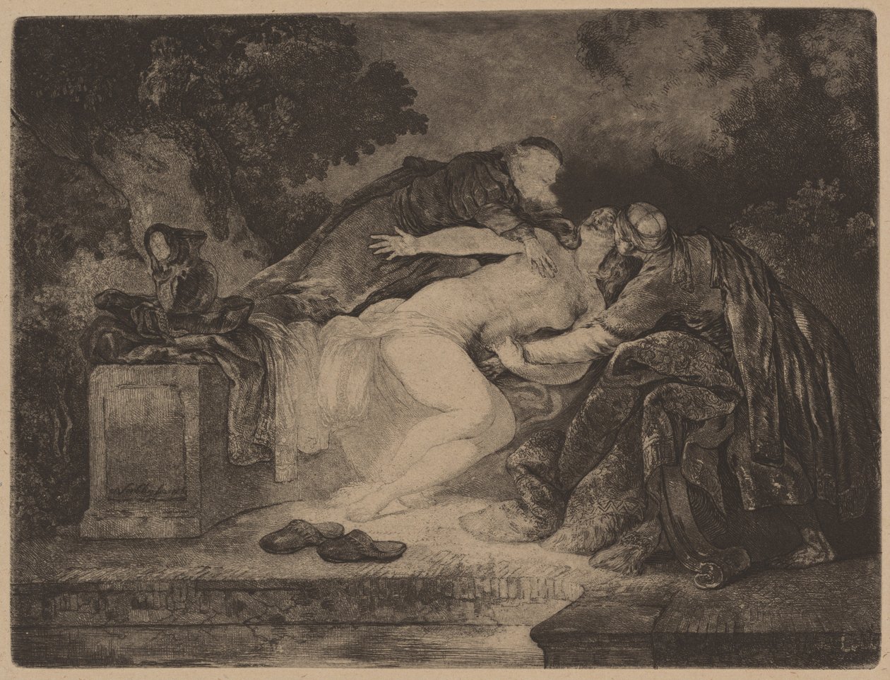 Susannah e os Anciãos de Jean Pierre Norblin