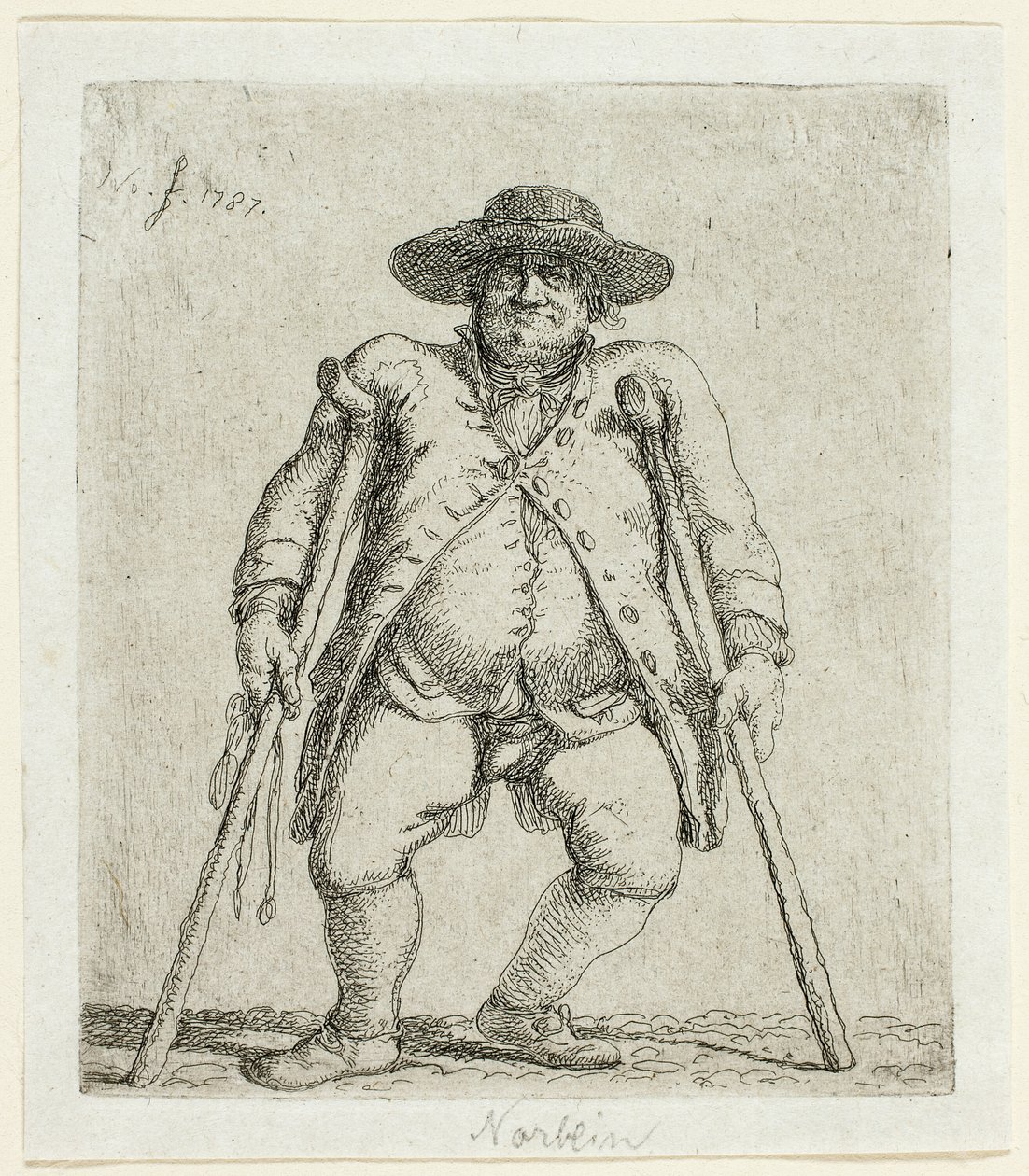 mendigo de Jean Pierre Norblin de La Gourdaine