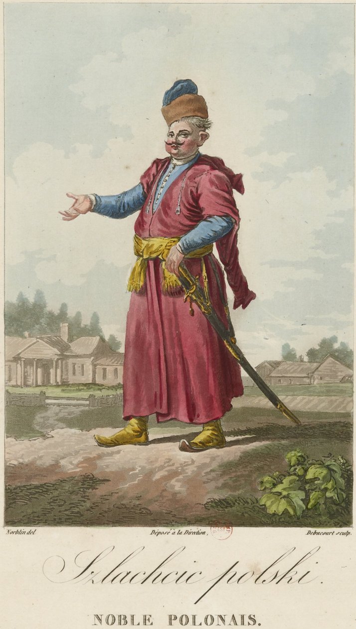 fidalgo polaco de Jean Pierre Norblin de La Gourdaine