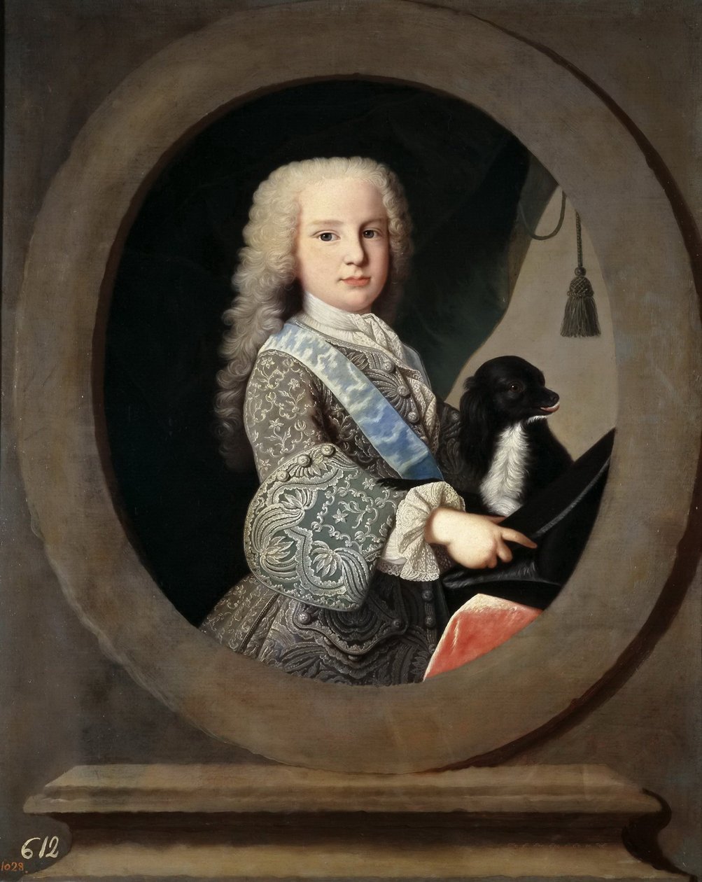 Luis Antonio Jaime da Espanha 1727-1785, o Cardeal Infante, 1731. de Jean Ranc