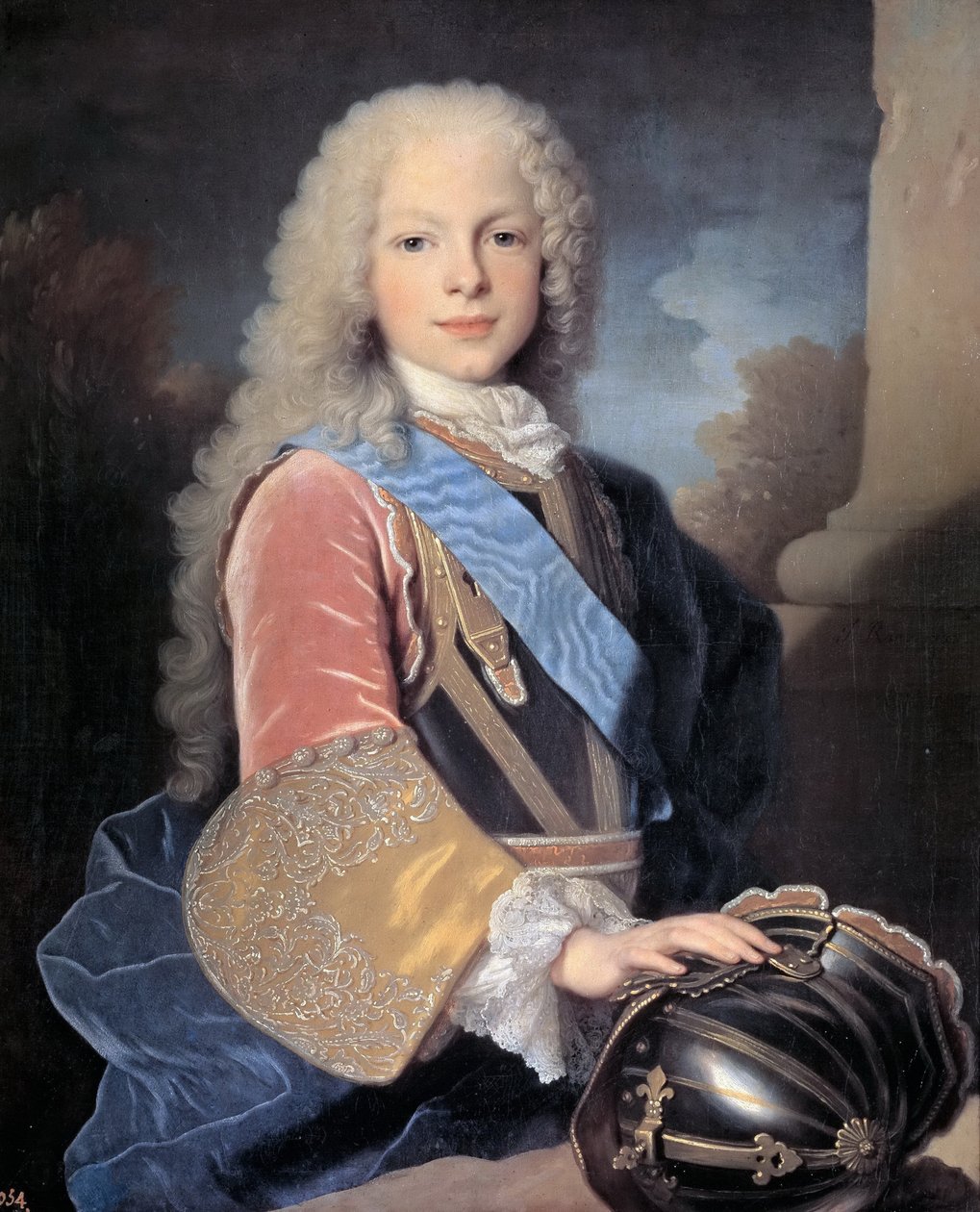 Retrato de Fernando VI da Espanha 1713-1759, 1725. de Jean Ranc