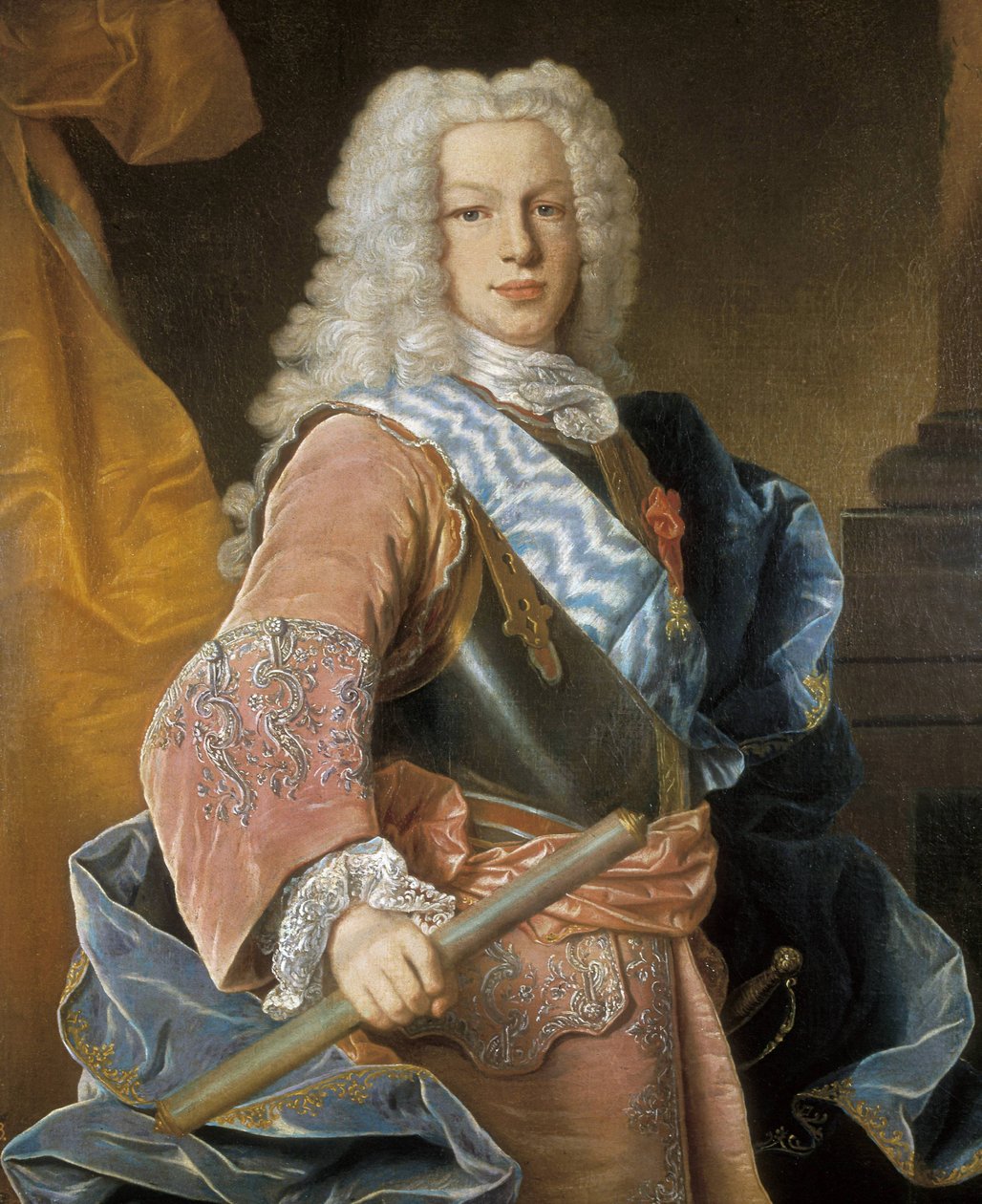 Retrato de Fernando VI. ca. 1734 (óleo sobre tela) de Jean Ranc