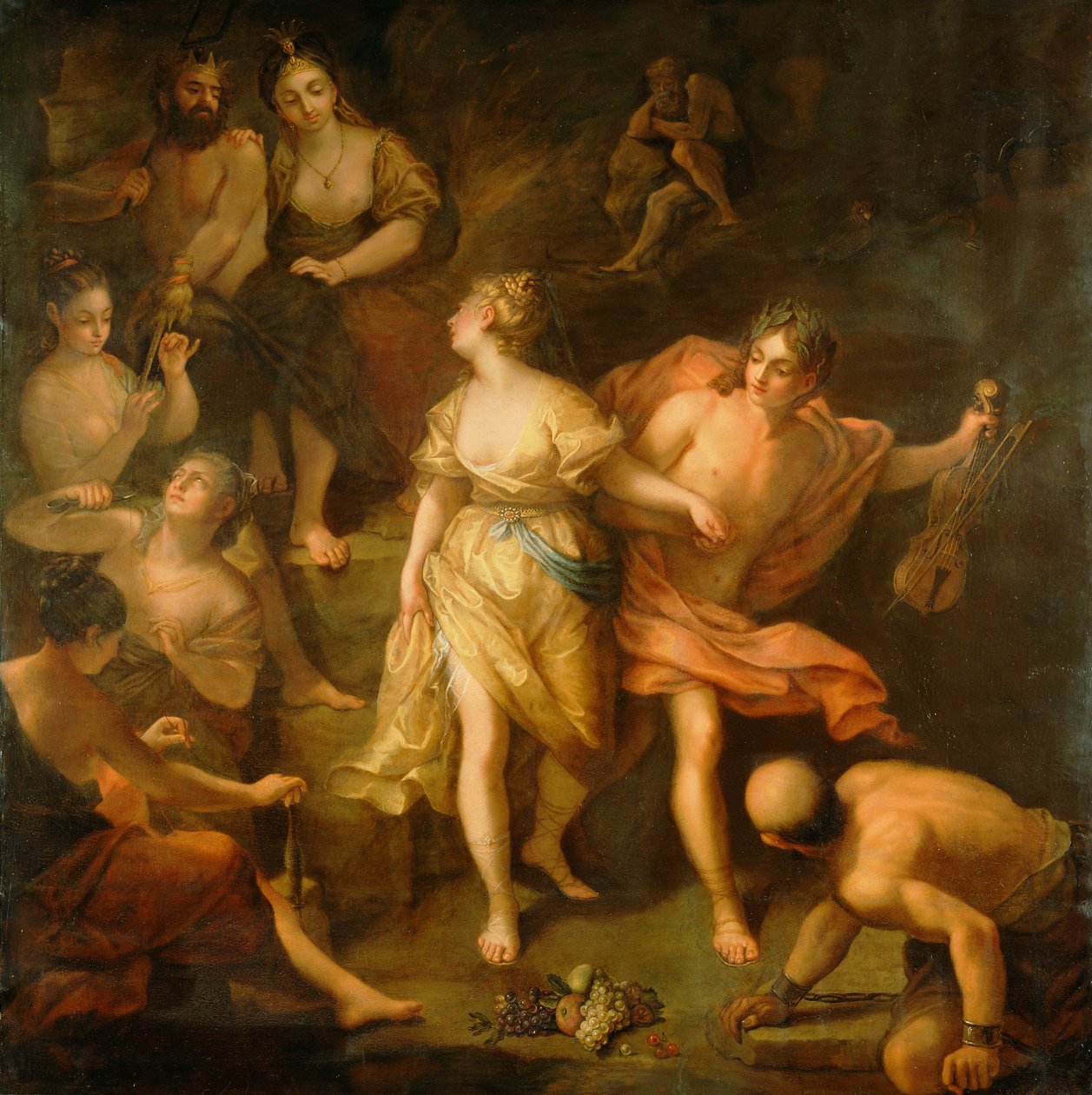 Orfeu e Eurídice, c.1709 de Jean Raoux