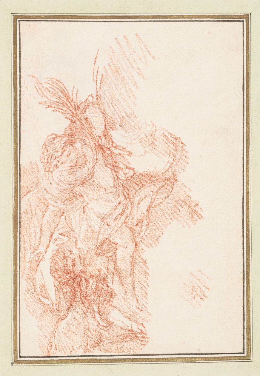 Figura com frondes e putto de Jean Robert Ango