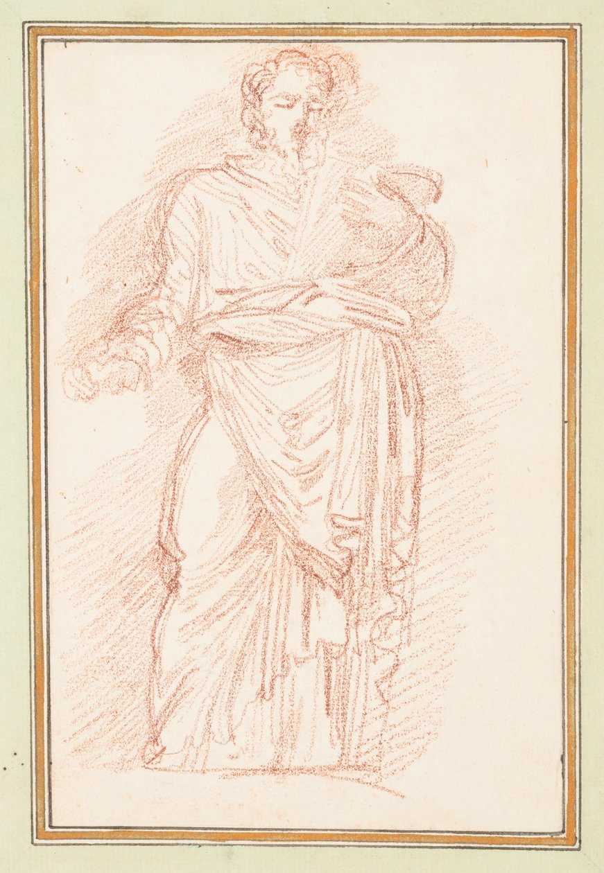 Figura vestida com gravata na cintura de Jean Robert Ango