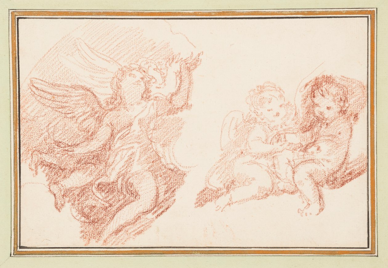 Três putti de Jean Robert Ango