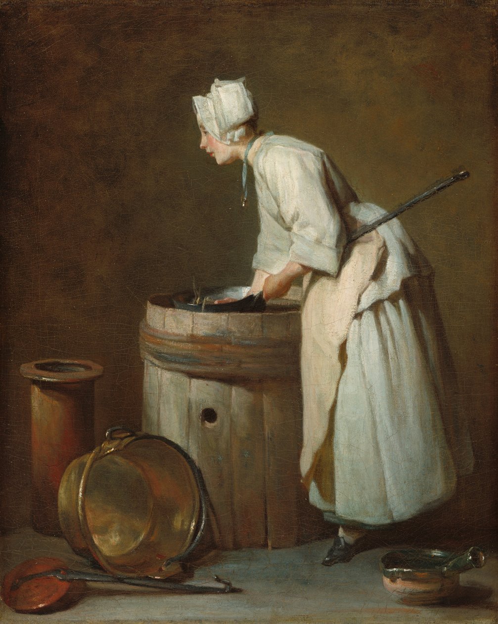 A empregada de cozinha de Jean Baptiste Simeon Chardin