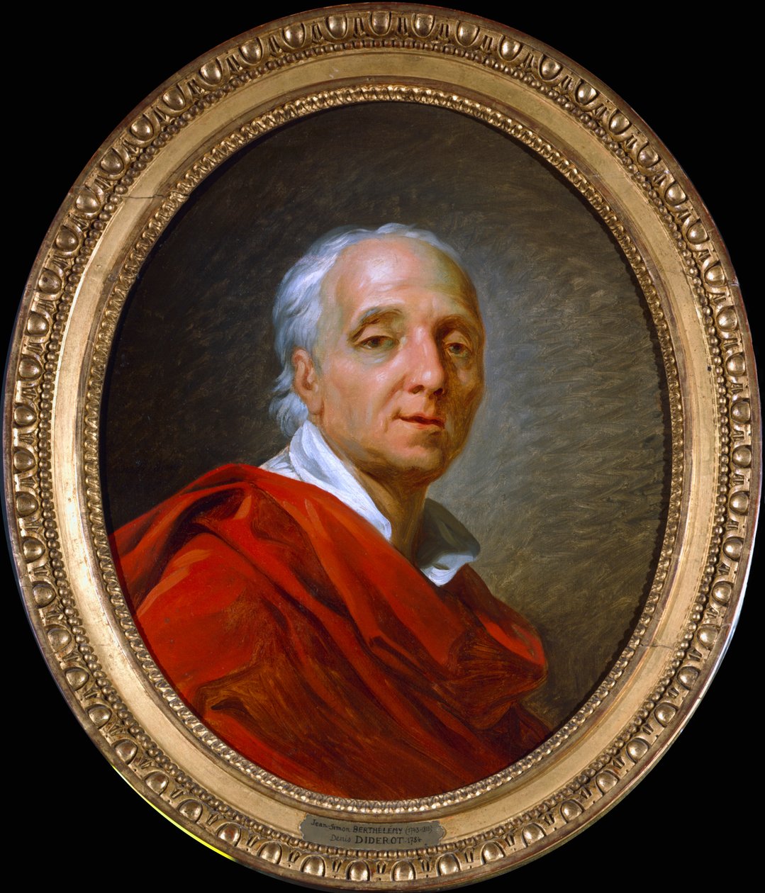 Denis Diderot, francês das letras do século XVIII e enciclopédico, 1784 de Jean Simon Berthelemy
