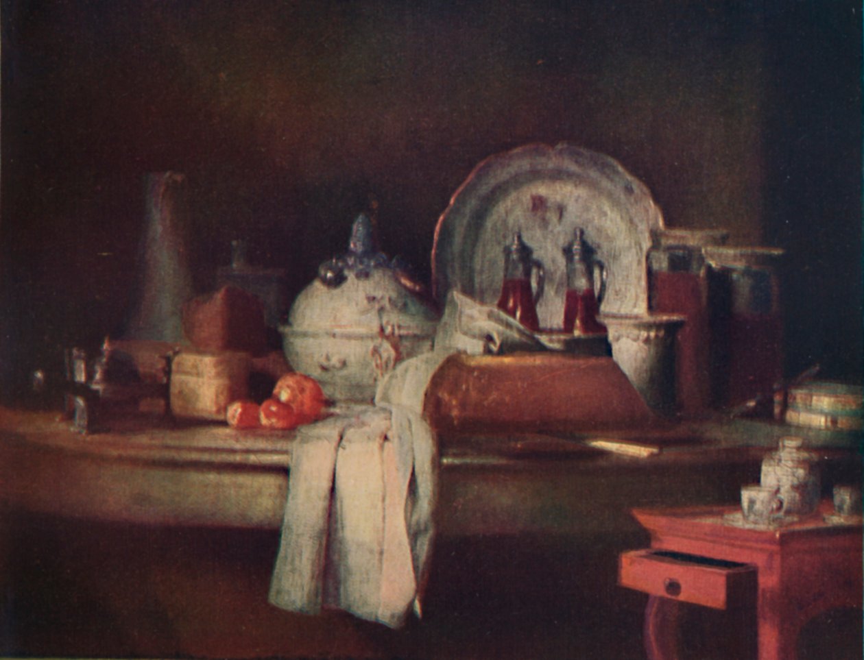 Natureza morta, século XVIII, 1911 de Jean Baptiste Simeon Chardin