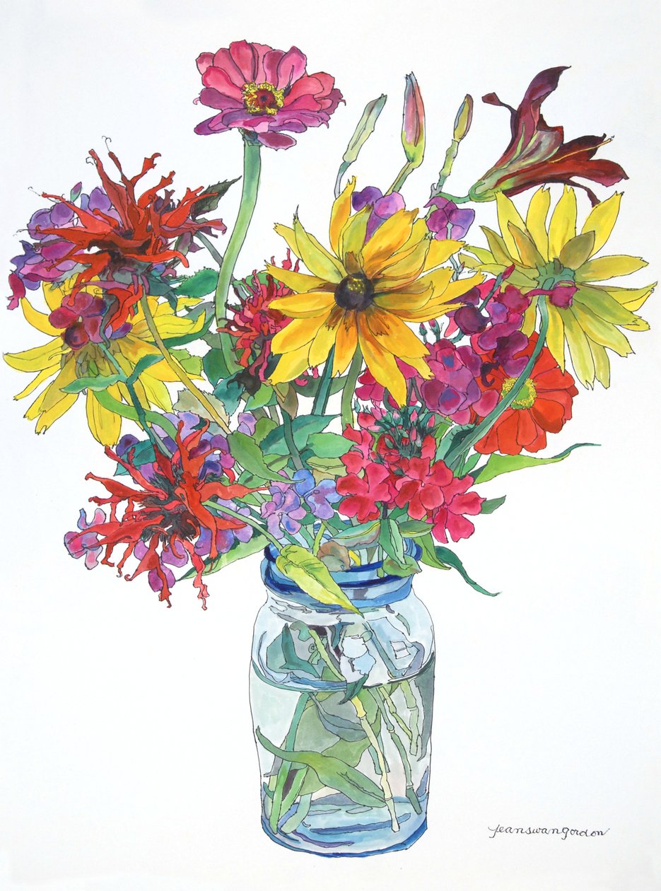 East Boothbay, 2010 (aguarela e tinta sobre papel) de Jean Swan Gordon