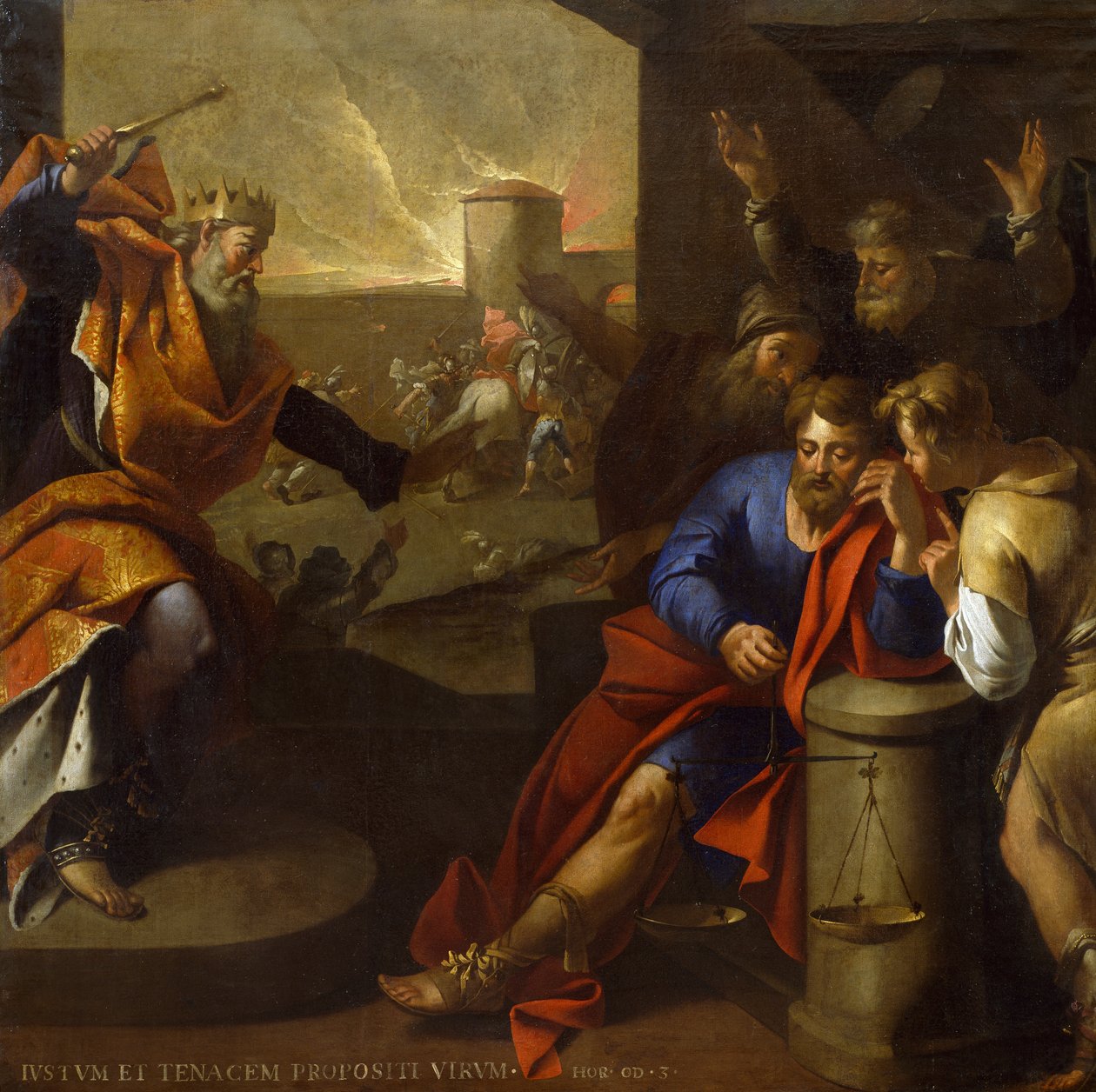 O julgamento de Horace, por Jean Tassel (1608-1667) de Jean Tassel