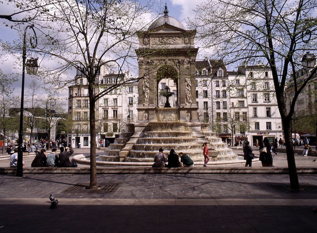 Fonte dos Inocentes em Paris. de Jean and Lescot Pierre Goujon