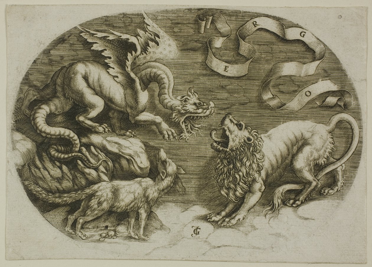Leão, dragão e raposa de Jean de Gourmont