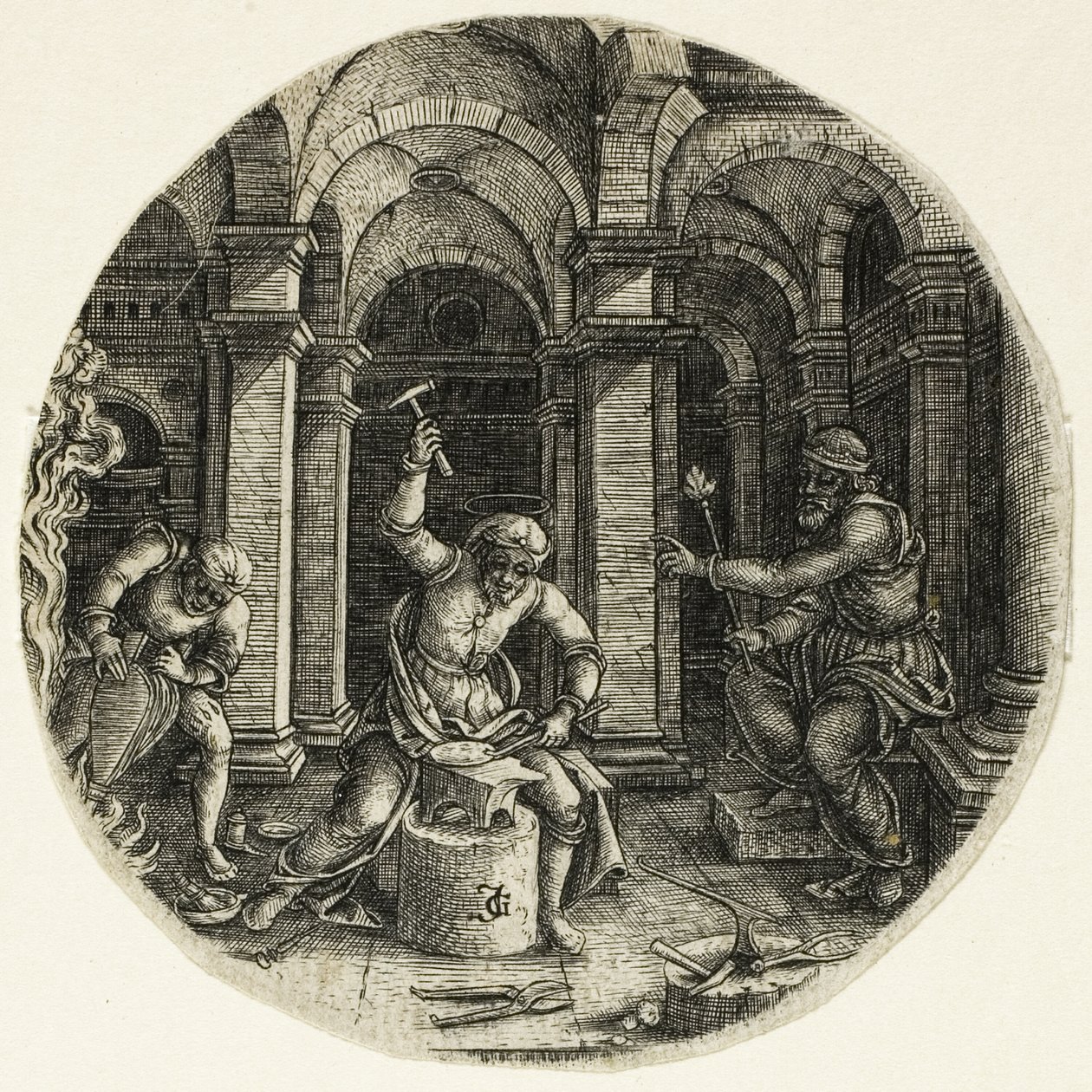 Santo Elígio e Rei Dagoberto de Jean de Gourmont