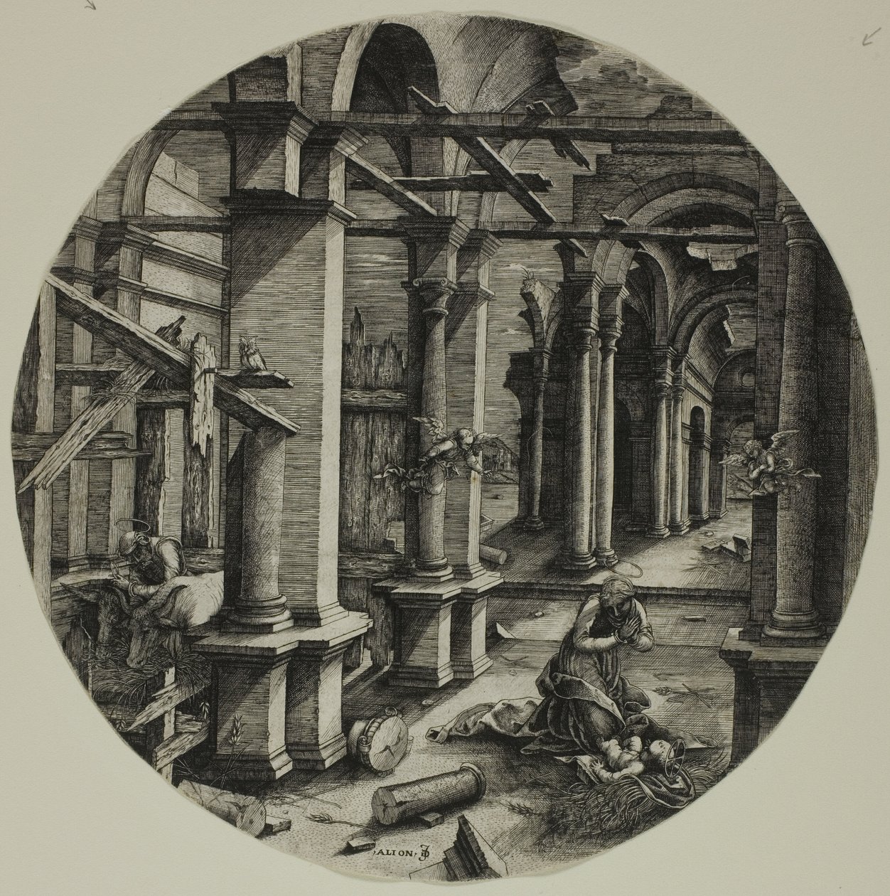 O estábulo em Belém de Jean de Gourmont