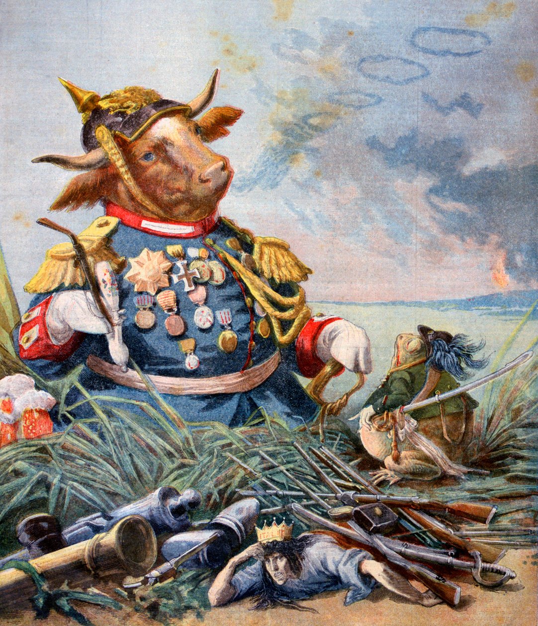 O Sapo e o Boi, 1893 de Jean de la Fontaine