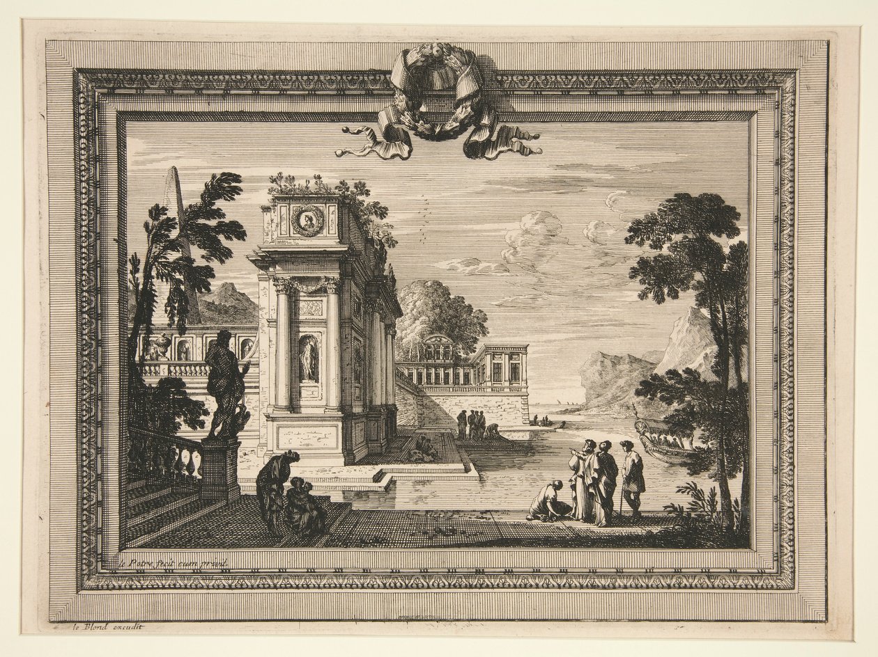 Paisagem Clássica de Jean le Pautre
