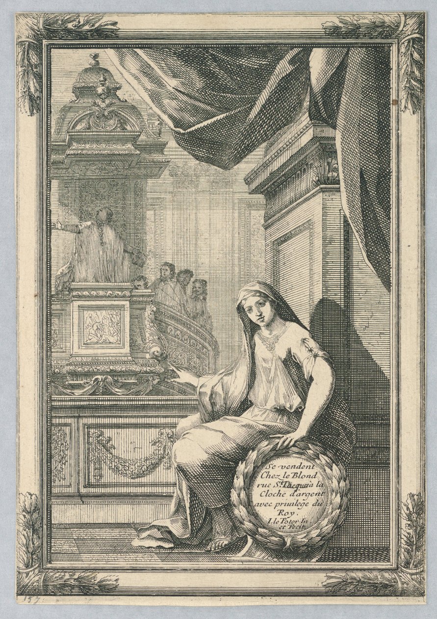Design para púlpito de Jean le Pautre
