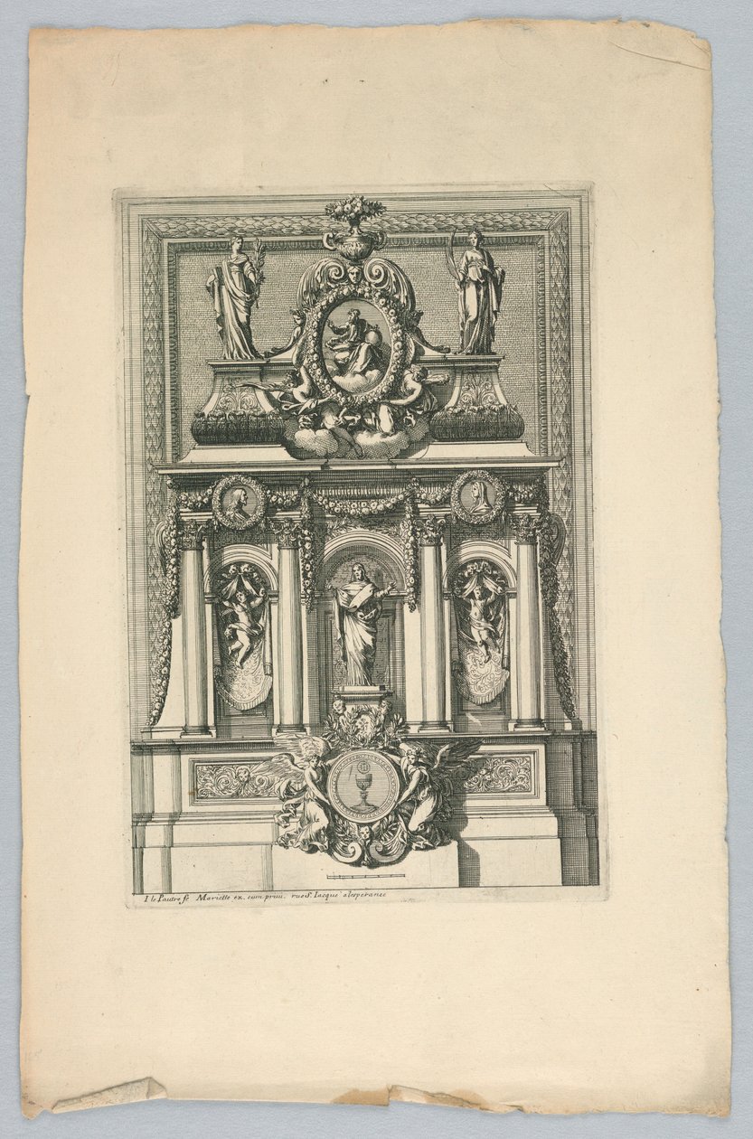 Design para Tabernáculo, de "Tabernáculos" de Jean le Pautre
