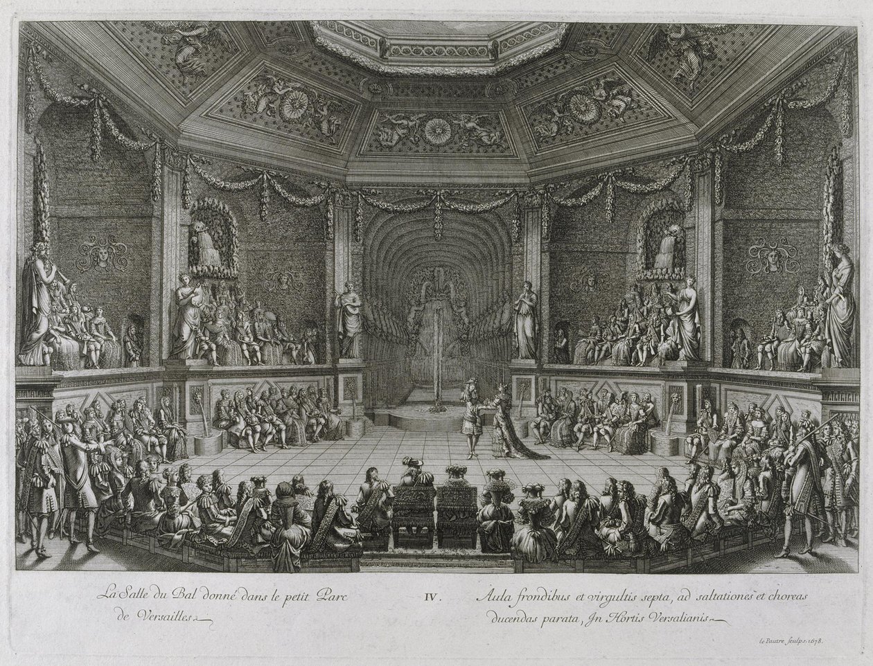 O Grande Entretenimento Real de Versalhes, 18 de julho de 1668 de Jean le Pautre