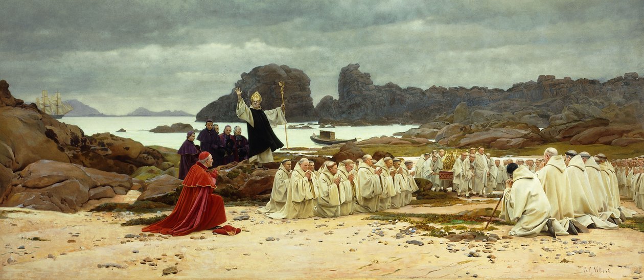O retorno das relíquias; O retorno das relíquias, de Jean or Jehan Georges Vibert