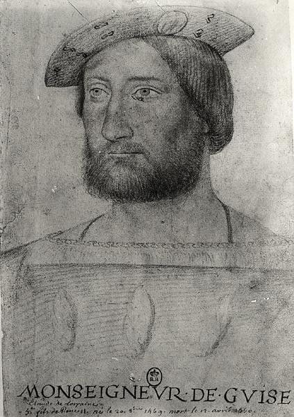 Retrato de Claude de Lorena (1496-1550) 1º Duque de Guise de Jean school of Clouet