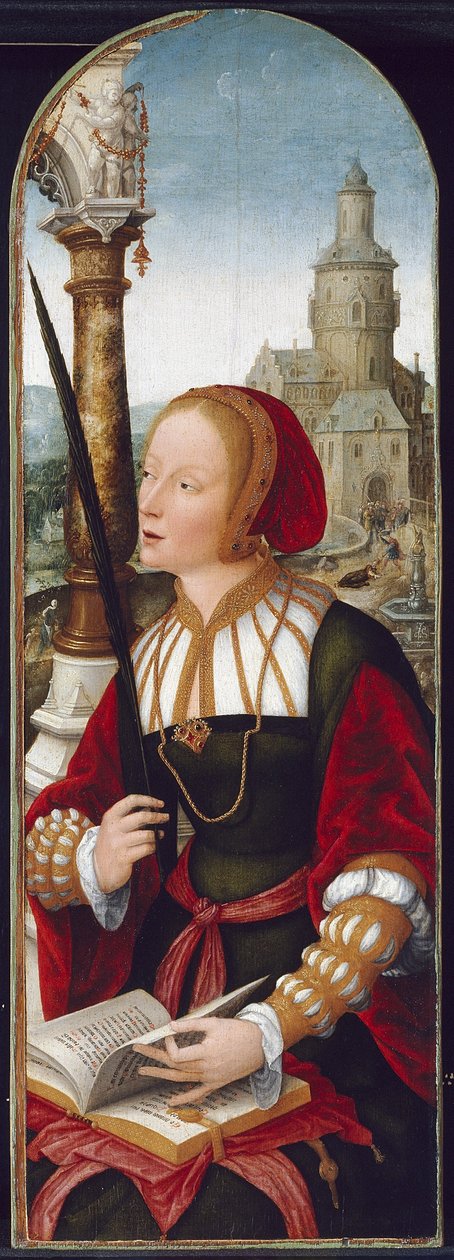 Santa Bárbara, c.1520 de Jean the Elder Bellegambe