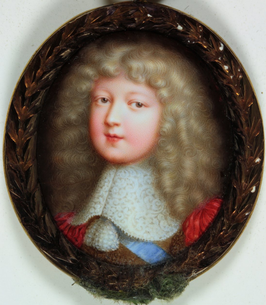 Louis De France, O Grande Dauphin (esmalte) de Jean the Elder Petitot