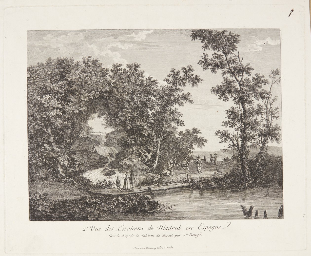 Vista dos arredores de Madrid (2nd Vue des Environs de Madrid en Espagne) de Jeanne Deny