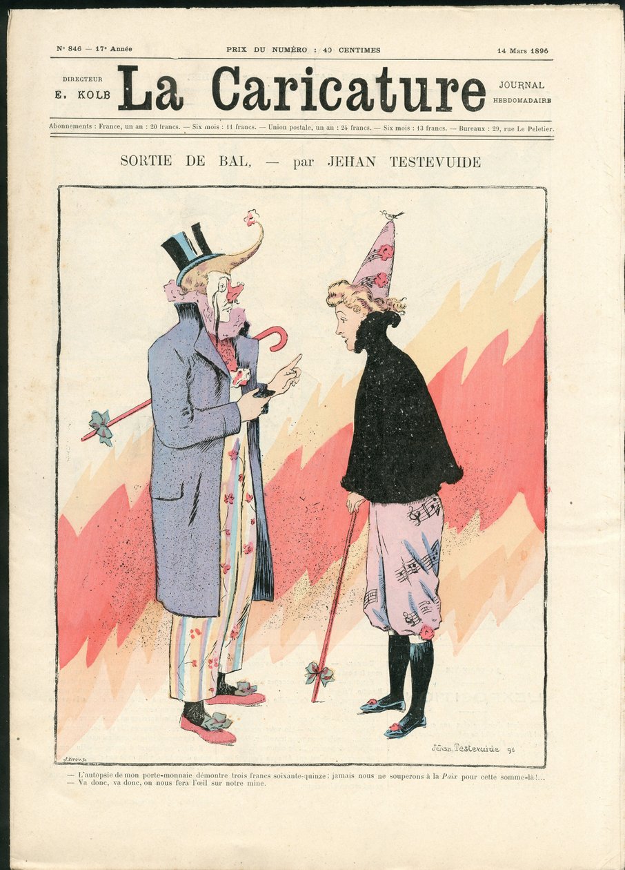 A Caricatura (1880) de Jehan Testevuide