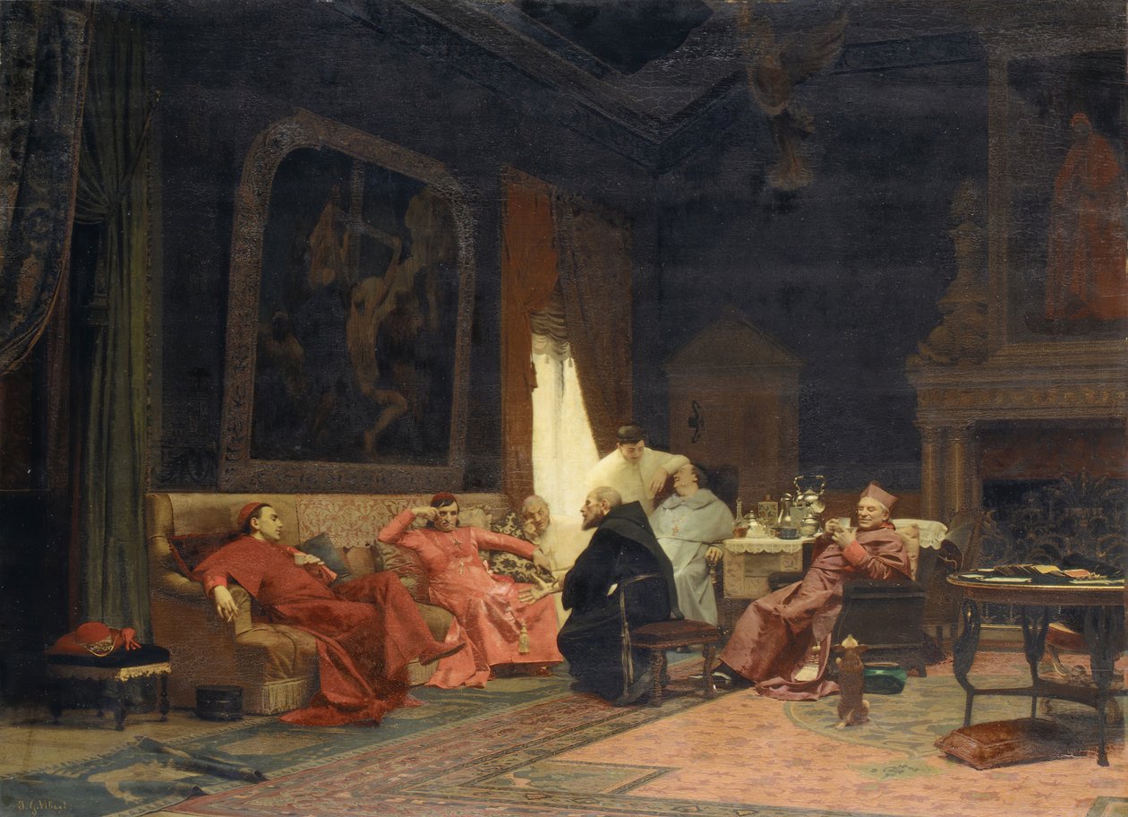 As Aventuras dos Missionários, ca. 1883 de Jehan Georges Vibert
