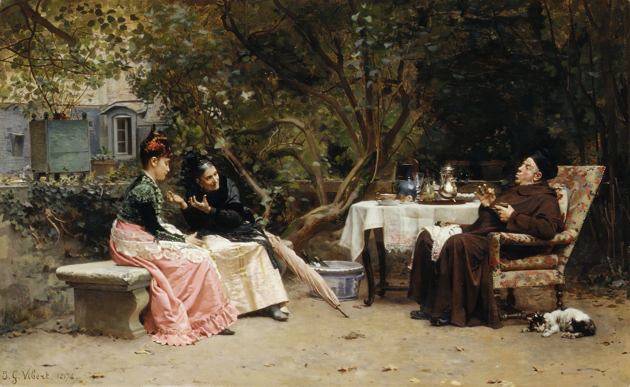 A Reprimenda, 1874. de Jehan Georges Vibert