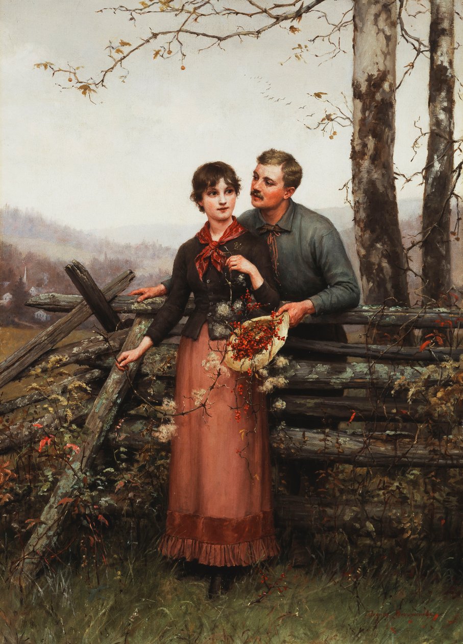 Um chapéu cheio de agridoce de Jennie Augusta Brownscombe