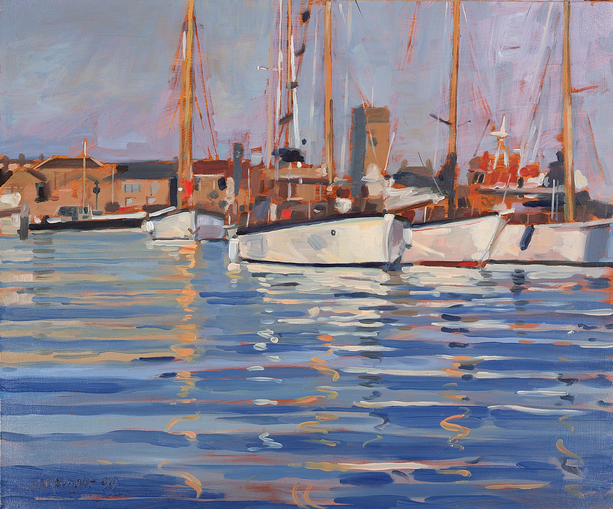 Ilha de Wight - Gaffers Antigos, 2000 de Jennifer Wright