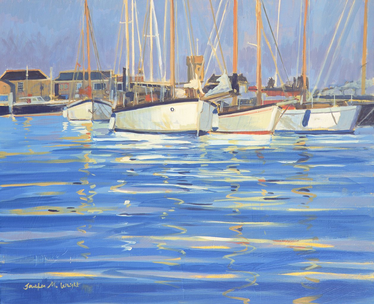 Ilha de Wight Gaffers antigos, 2000 de Jennifer Wright