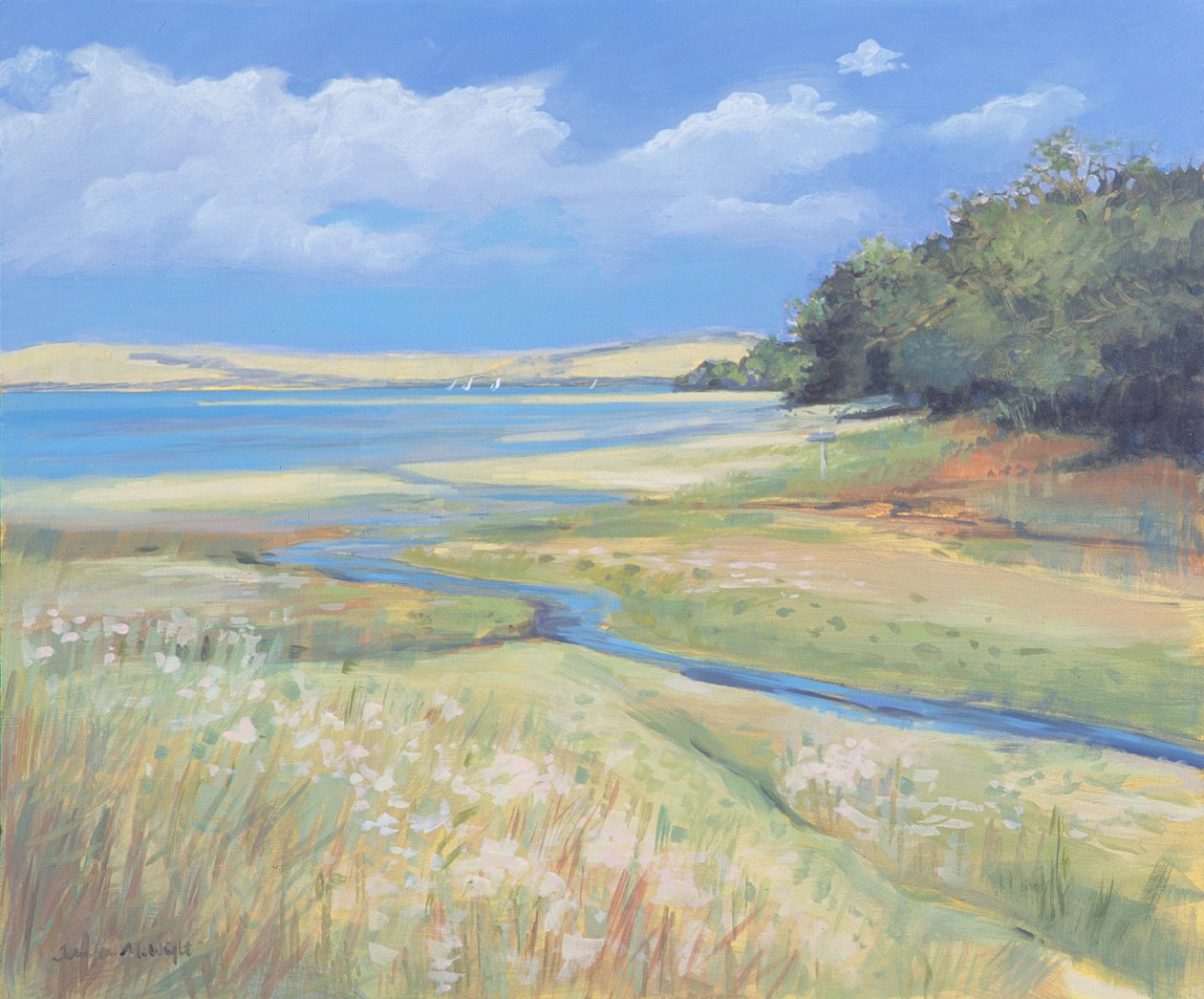 Estuário de Kingsbridge 2, 2008 de Jennifer Wright