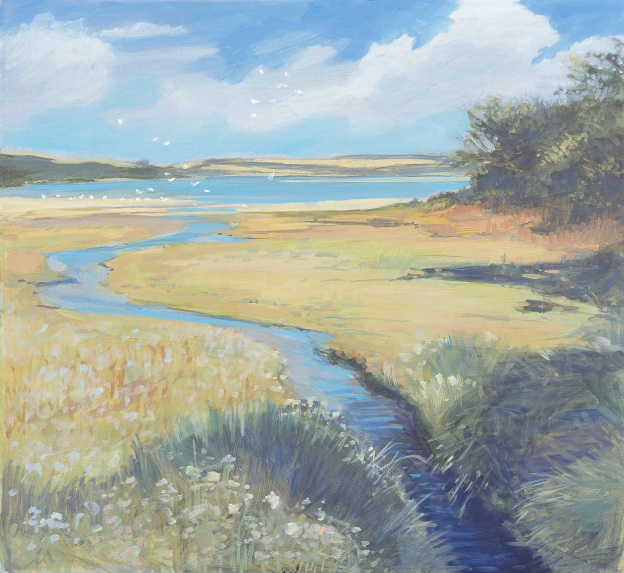 Estuário de Kingsbridge, 2008 de Jennifer Wright