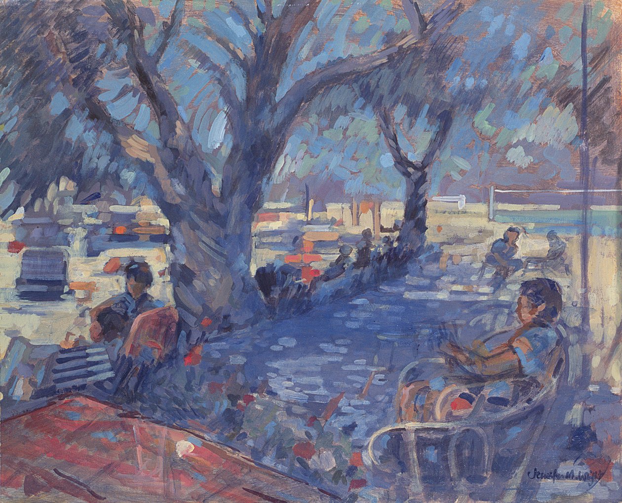 Lemnos Beach Bar, 1987 de Jennifer Wright