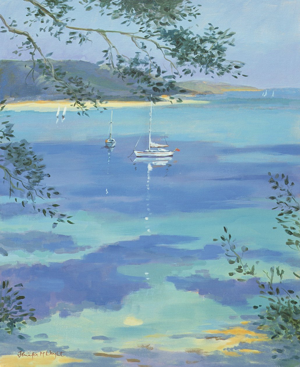 Iate ancorado - dia perfeito, 2000 de Jennifer Wright