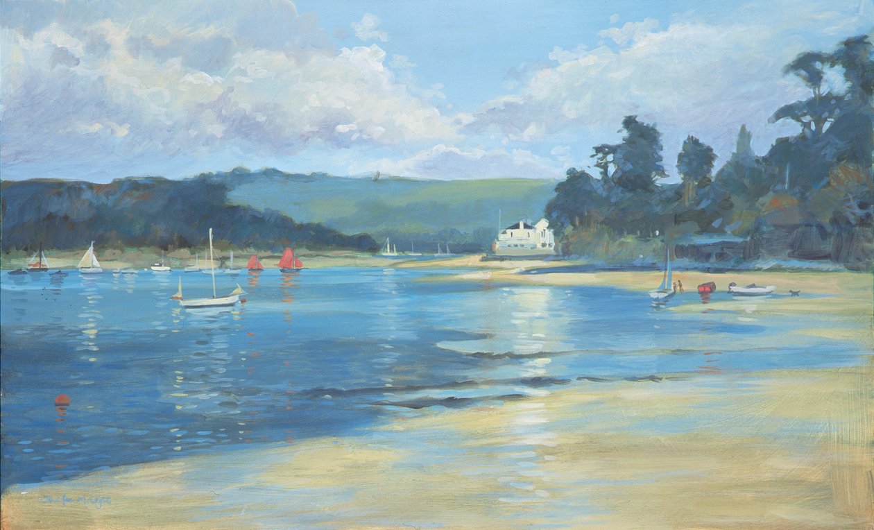 Salcombe - luz do fim da tarde, 2008 de Jennifer Wright